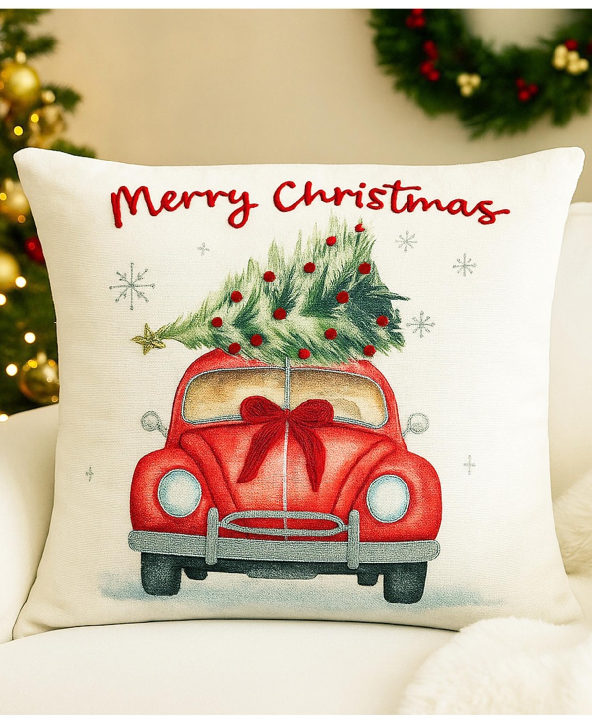 Vibhsa Alpine Holiday Decorative Pillow, 20" x 20"