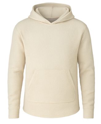 Men's Waffle Knit Thermal Pull-On Hoodie