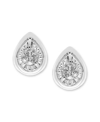 Diamond Stud Earrings (1/4 ct. t.w.) in 14k White Gold