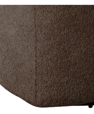 30" Boucle Upholstery 360 Degree Swivel Chair