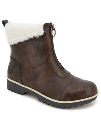 Women's Brynn Water Resistant Zip-Front Cozy Booties