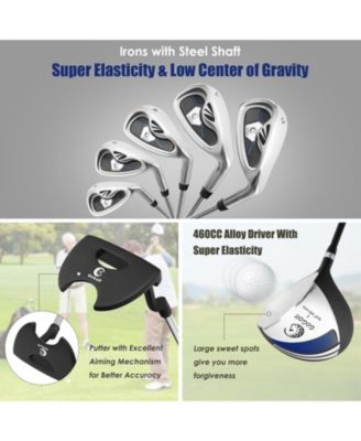 Men s Profile Complete Golf Club Package Set Includes 10 Pieces