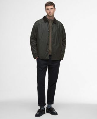 Men's Short Lorden Wax Mac Collar Jacket