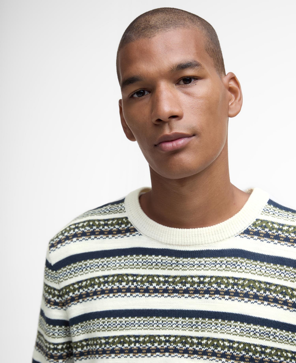 Barbour Men's Topcliffe Fairisle Crewneck Sweater