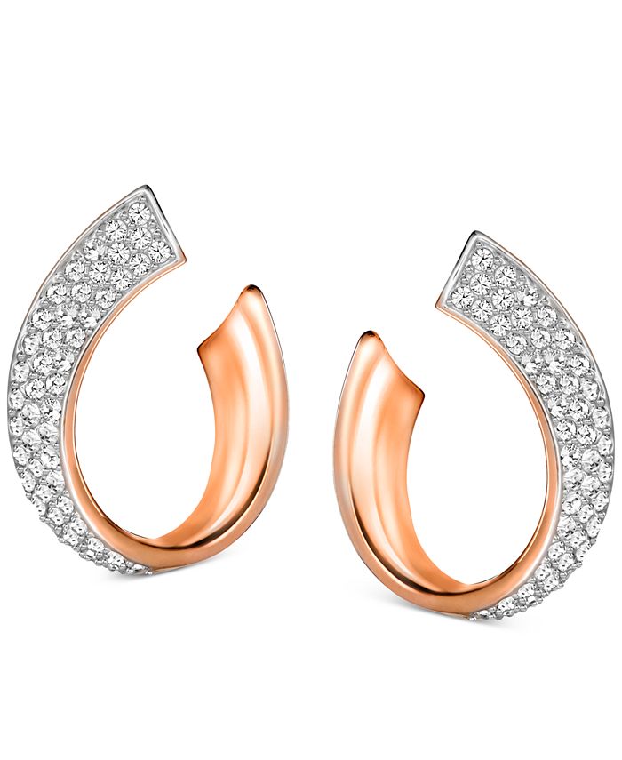Swarovski Pavé Swirl Stud Earrings & Reviews - Earrings - Jewelry ...