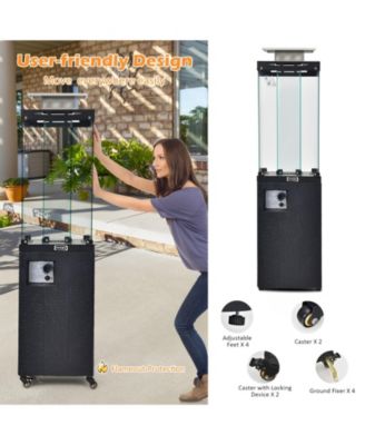 41000 BTU Propane Patio Heater with Metal Hood