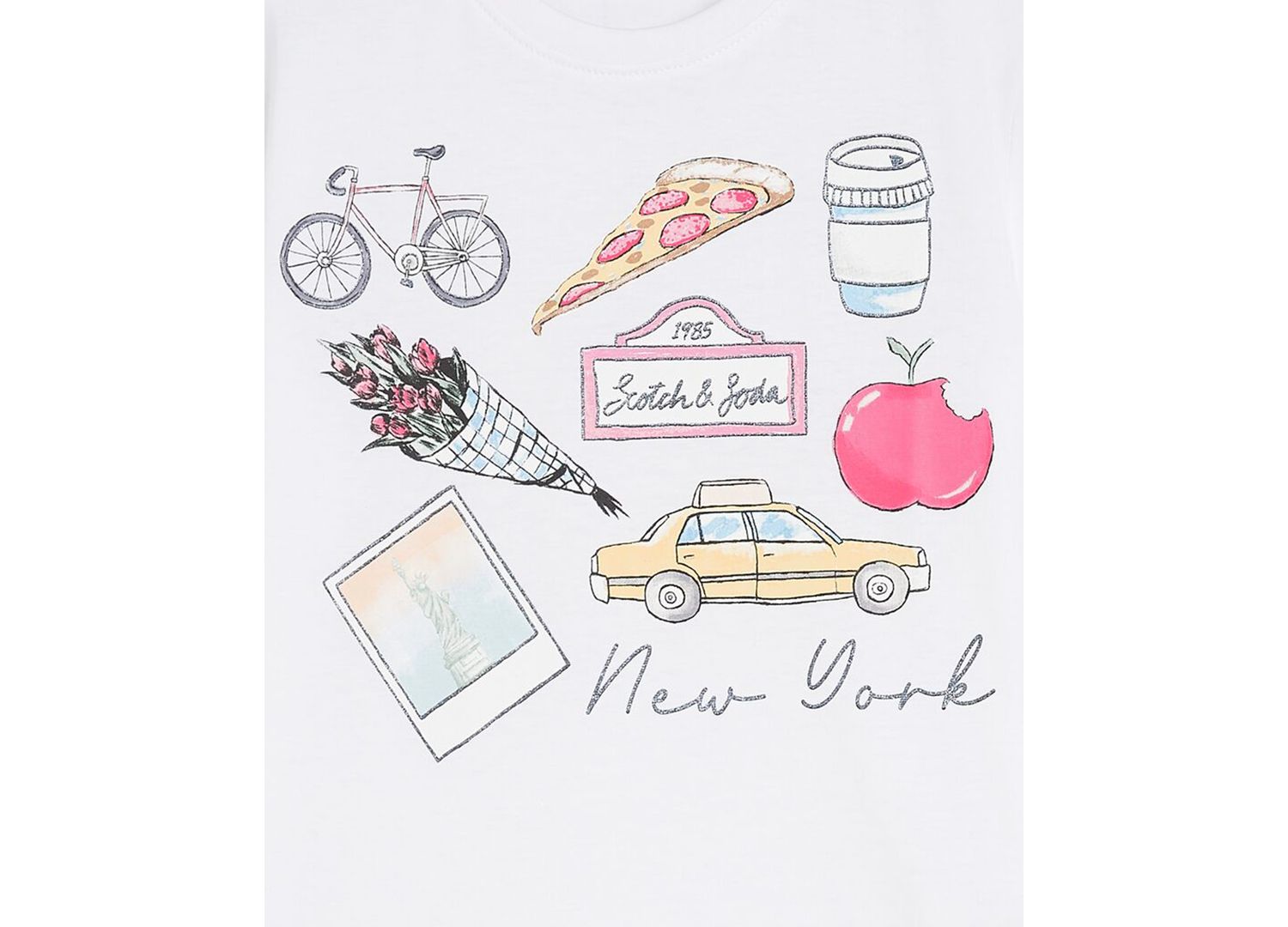 Girls' 4-6X New York Graphic Short-Sleeve T-Shirt