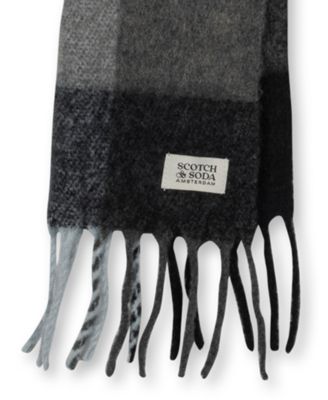 Men's Woven Buffalo Check Scarf