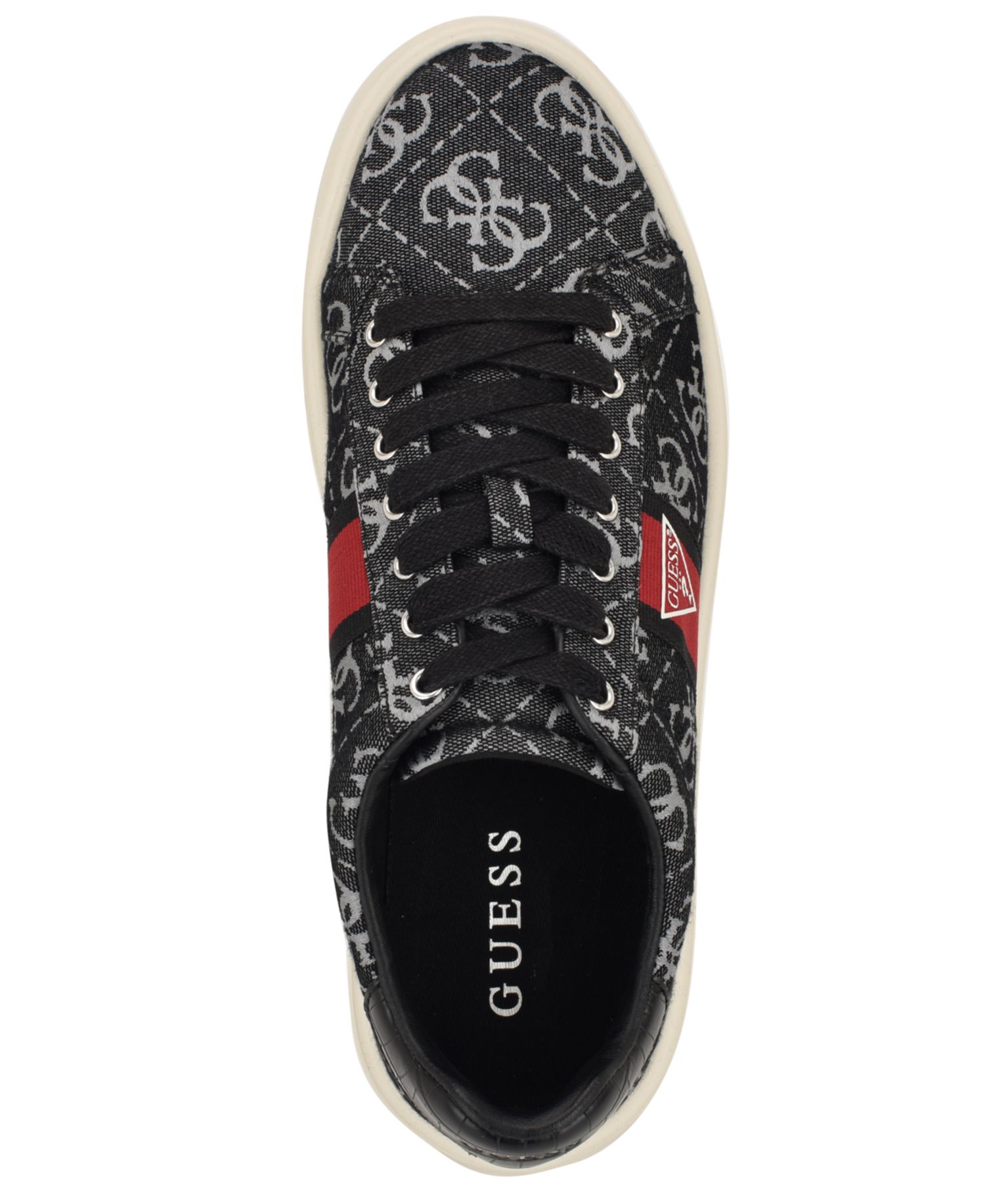 Men's Caffen Branded Lace-Up Casual Sneakers