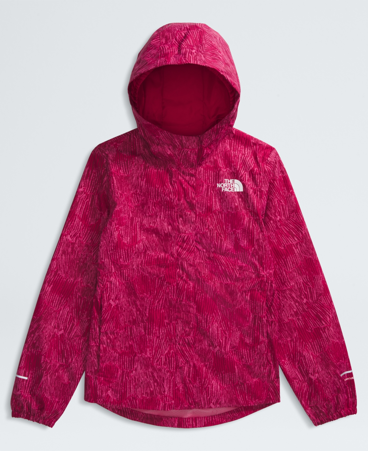 The North Face Girls 6-16 Warm Waterproof Antora Rain Jacket In Pink