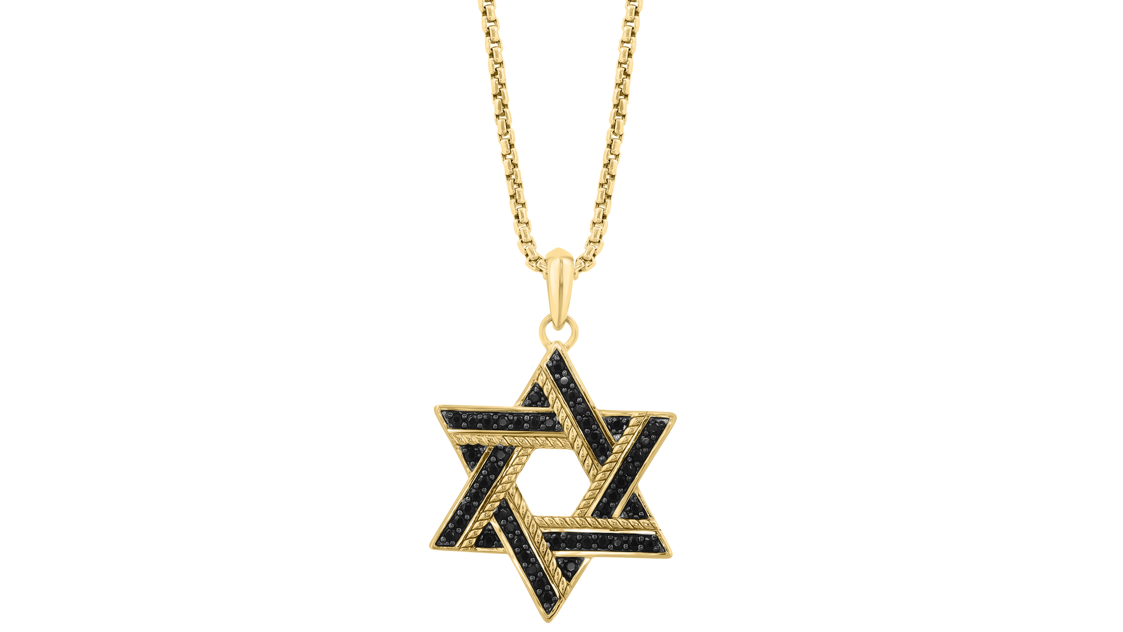 Effy Collection Men's Spinel Pendant Necklace (1-1/8 ct. t.w.) in Gold Over Silver