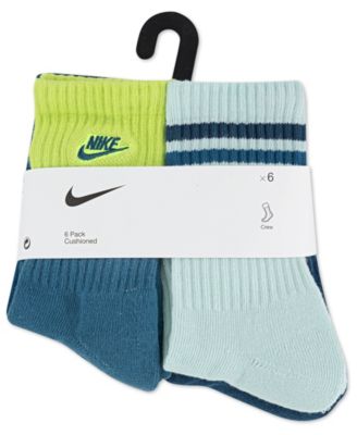 Boys' 4-7 Crew Socks, 6-Pack Set