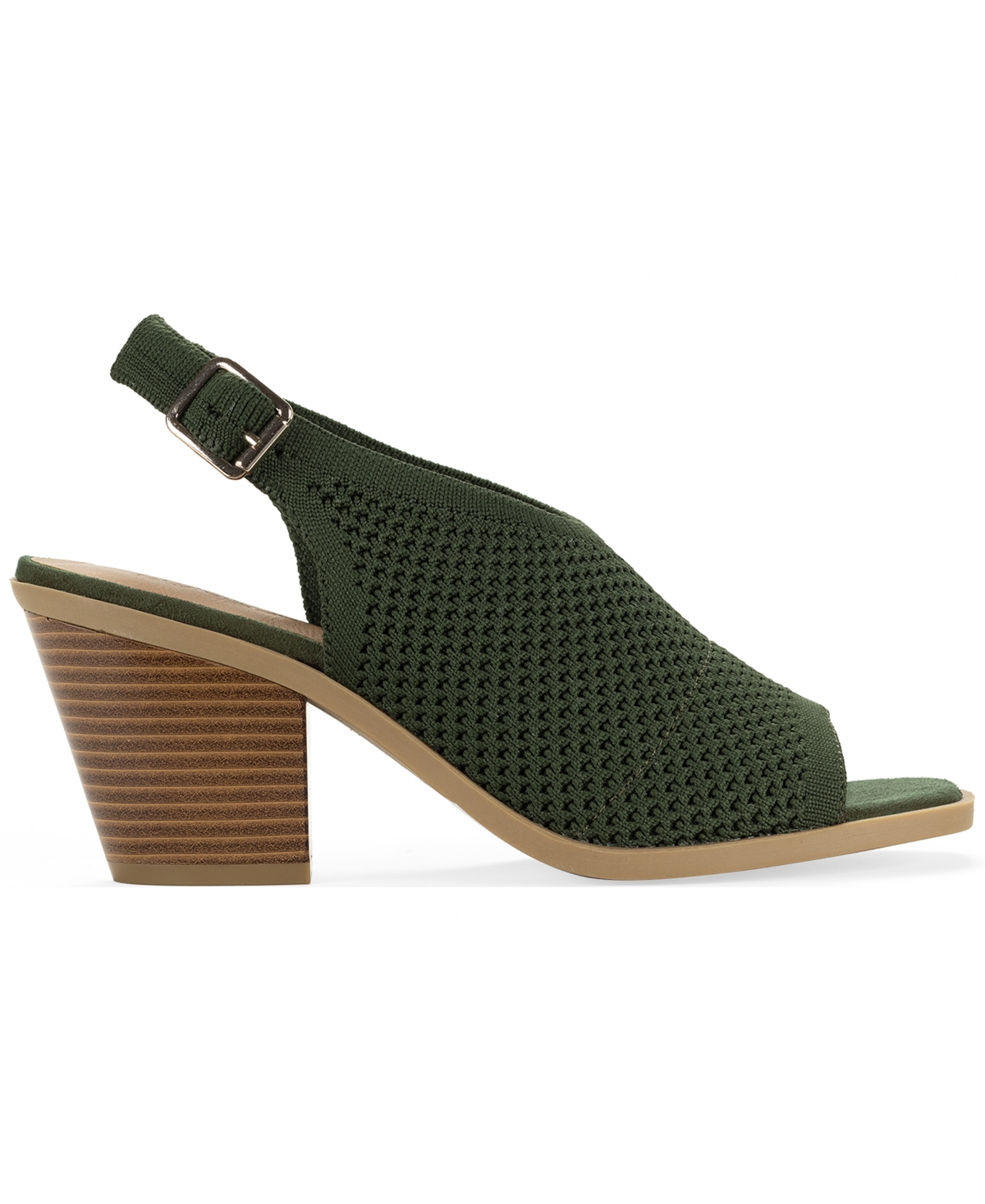 Style & Co . Women's Fayee Knit Sandals, Macy's Exclusive In Green