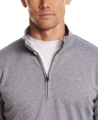 Men's Long-Sleeve Mixy Quarter Zip Sweater