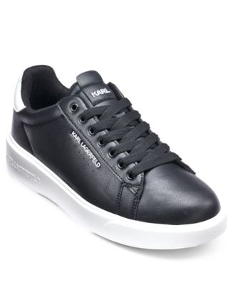 KARL LAGERFELD PARIS Men's Logo Plain-Toe Sneakers - Macy's