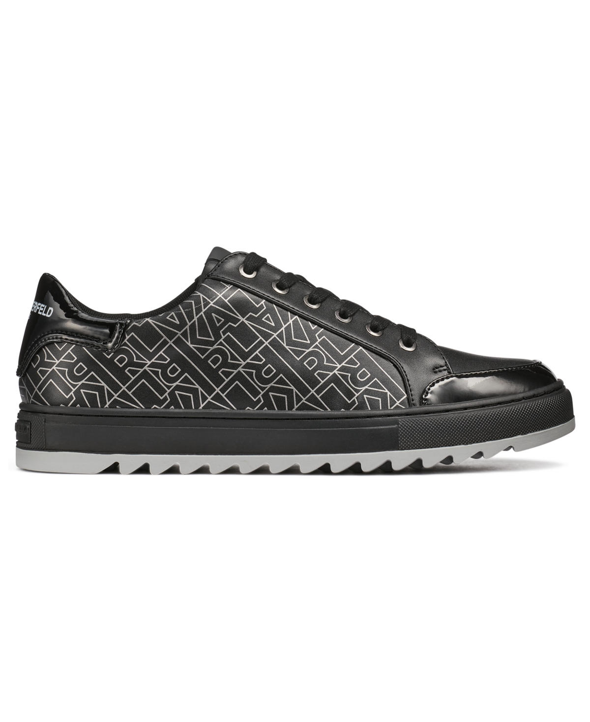 Karl Lagerfeld Paris Men's Leather Detailing Sneakers