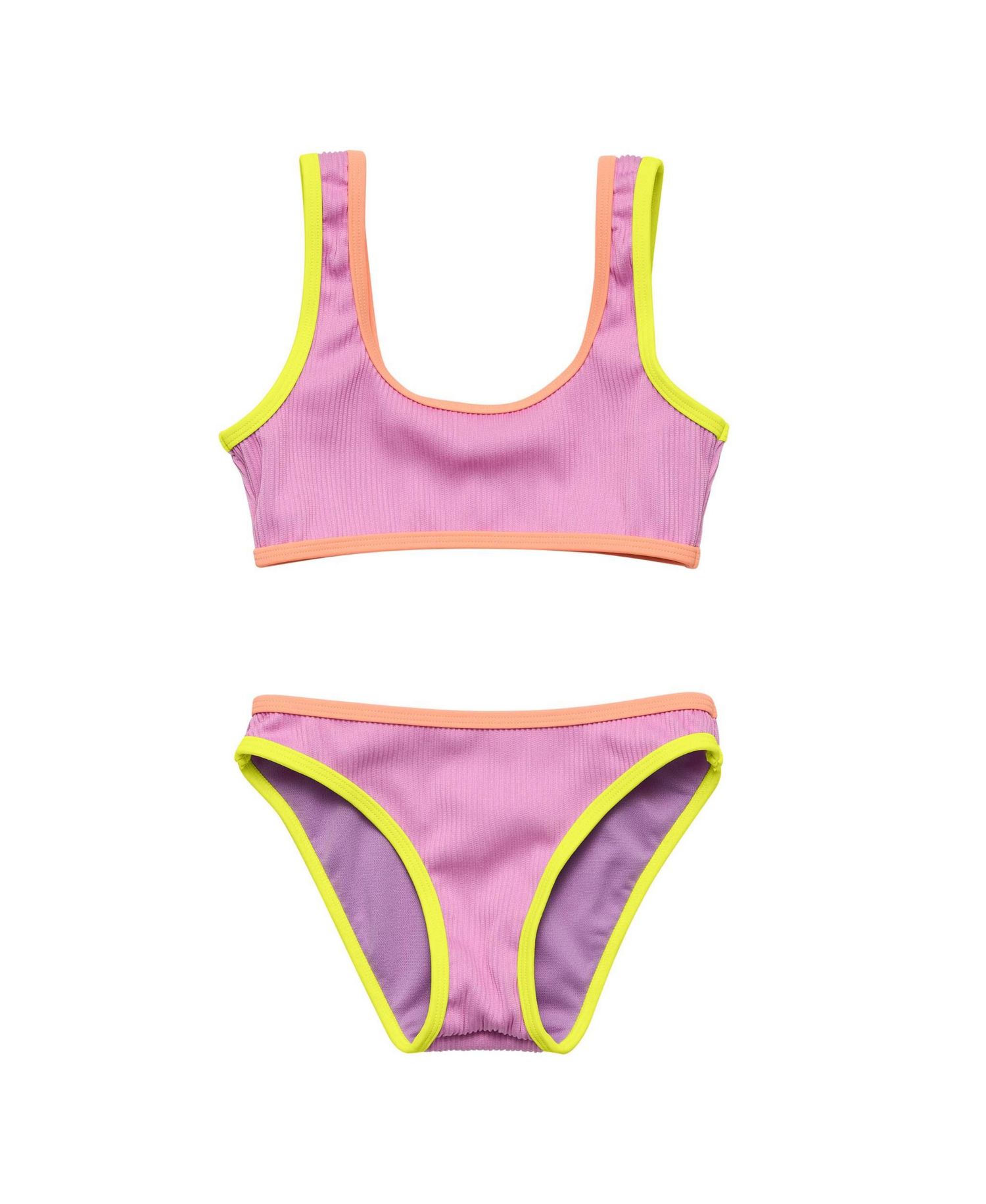 Big Girls Vacay Pop Recycled Crop Bikini