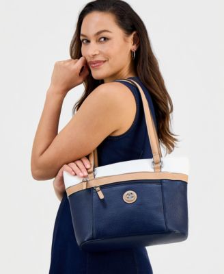 Large Color Block Tote Bag, Macy's Exclusive