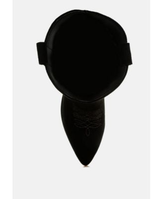 Womens Mae Embroidery Detail Cowboy Boots