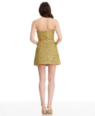 Women's Scottie Strapless A-Line Mini Dress