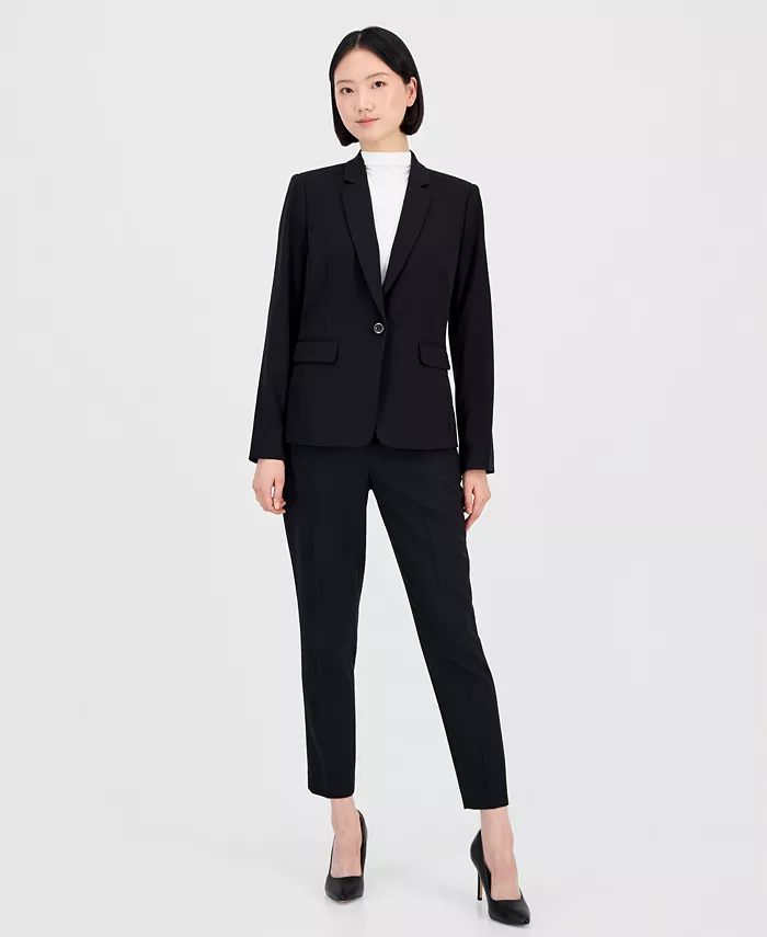 Women's One-Button Blazer With Inner-Elastic Retractable Sleeves - thumbnail 5