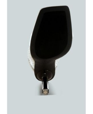 Womens Salween Clear Embellished Square Toe Heels