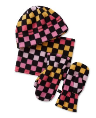 Kids Cozy Fleece Hat-Scarf-Gloves Set