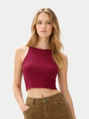 Women's Cashmere Crop Top