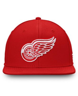 Men's Red Detroit Red Wings Primary Logo Snapback Hat