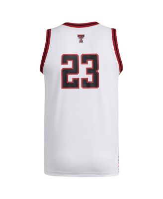 Men's 23 White Texas Tech Red Raiders Replica Swingman Jersey