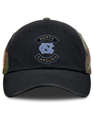 Men's Black/Camo North Carolina Tar Heels 2025 Military Appreciation Club Adjustable Hat