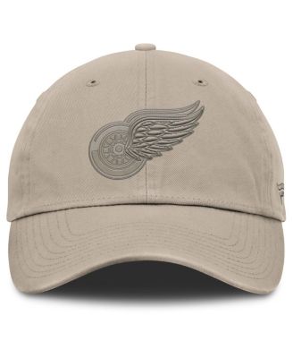 Men's Tan Detroit Red Wings Authentic Pro Road Adjustable Hat