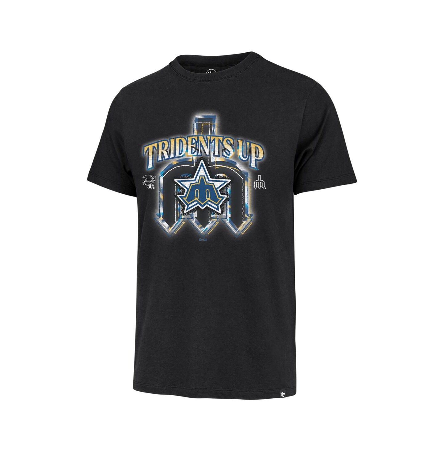 Мужская футболка '47 Brand Black Seattle Mariners Regional Franklin — фото 2