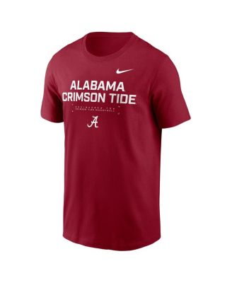 Men's Crimson Alabama Crimson Tide 2025 Courtside Basketball Performance T-Shirt