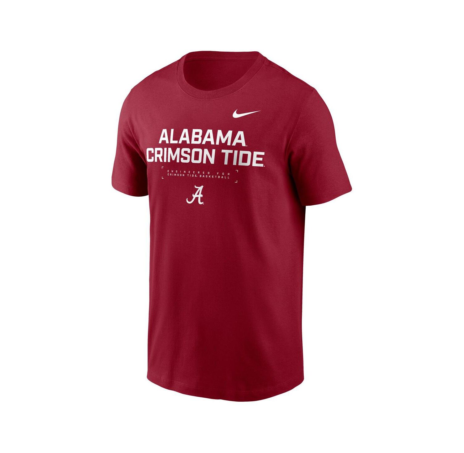 Men's Crimson Alabama Crimson Tide 2025 Courtside Basketball Performance T-Shirt
