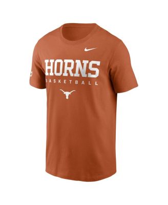 Men's Texas Orange Texas Longhorns 2025 Courtside Basketball Legend Dri-FIT T-Shirt
