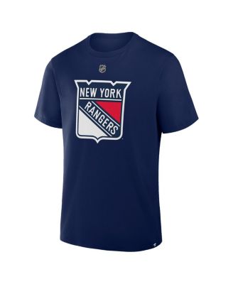 Men's Artemi Panarin Navy New York Rangers Authentic Stack Name Number T-Shirt
