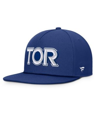 Men's Blue Toronto Maple Leaf's Authentic Pro Rink Team Code Snapback Hat