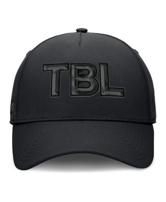 Men's Black Tampa Bay Lightning Authentic Pro Road Team Code Flex Hat