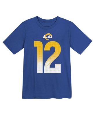 Preschool Puka Nacua Royal Los Angeles Rams Player Name Number T-Shirt