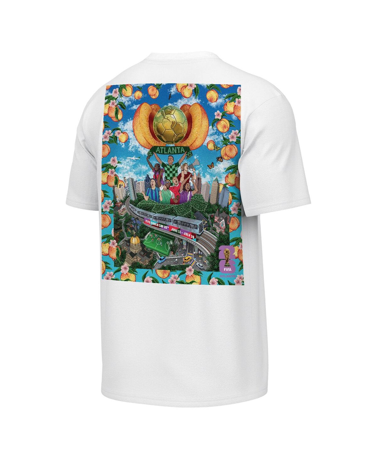 Outerstuff Men's White 2026 Fifa World Cup Atlanta Host City Poster Graphic T-Shirt