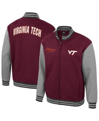 Colosseum - Men's Maroon Virginia Tech Hokies Ambi-Turner Full-Zip Varsity Jacket