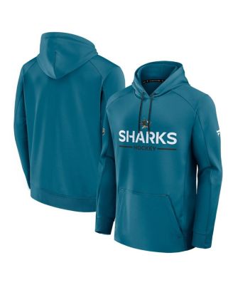 Fanatics - Men's Teal San Jose Sharks Authentic Pro Rink Hoodie