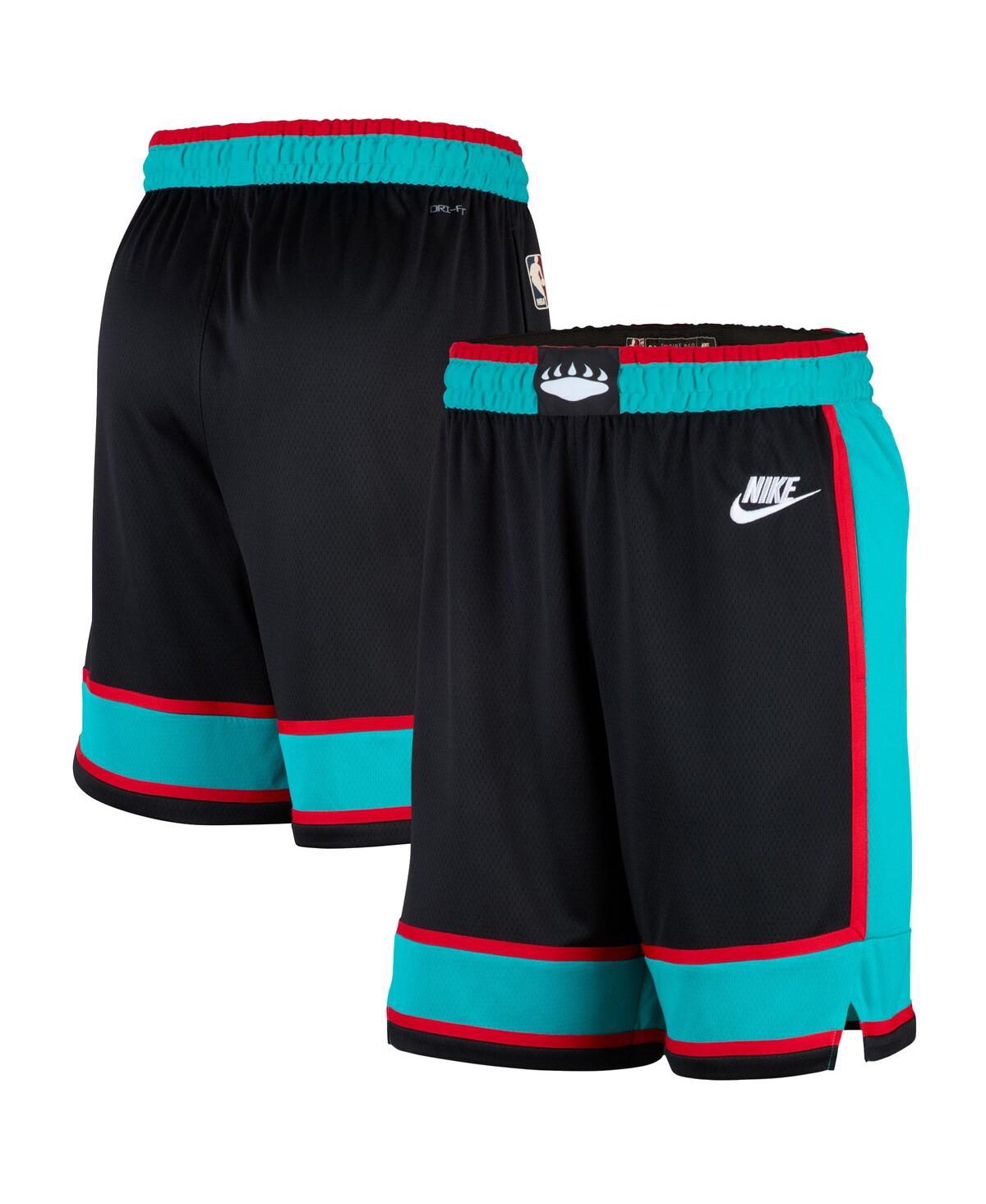 Nike Men's Black Memphis Grizzlies Classic Edition Hardwood Classics Swingman Shorts