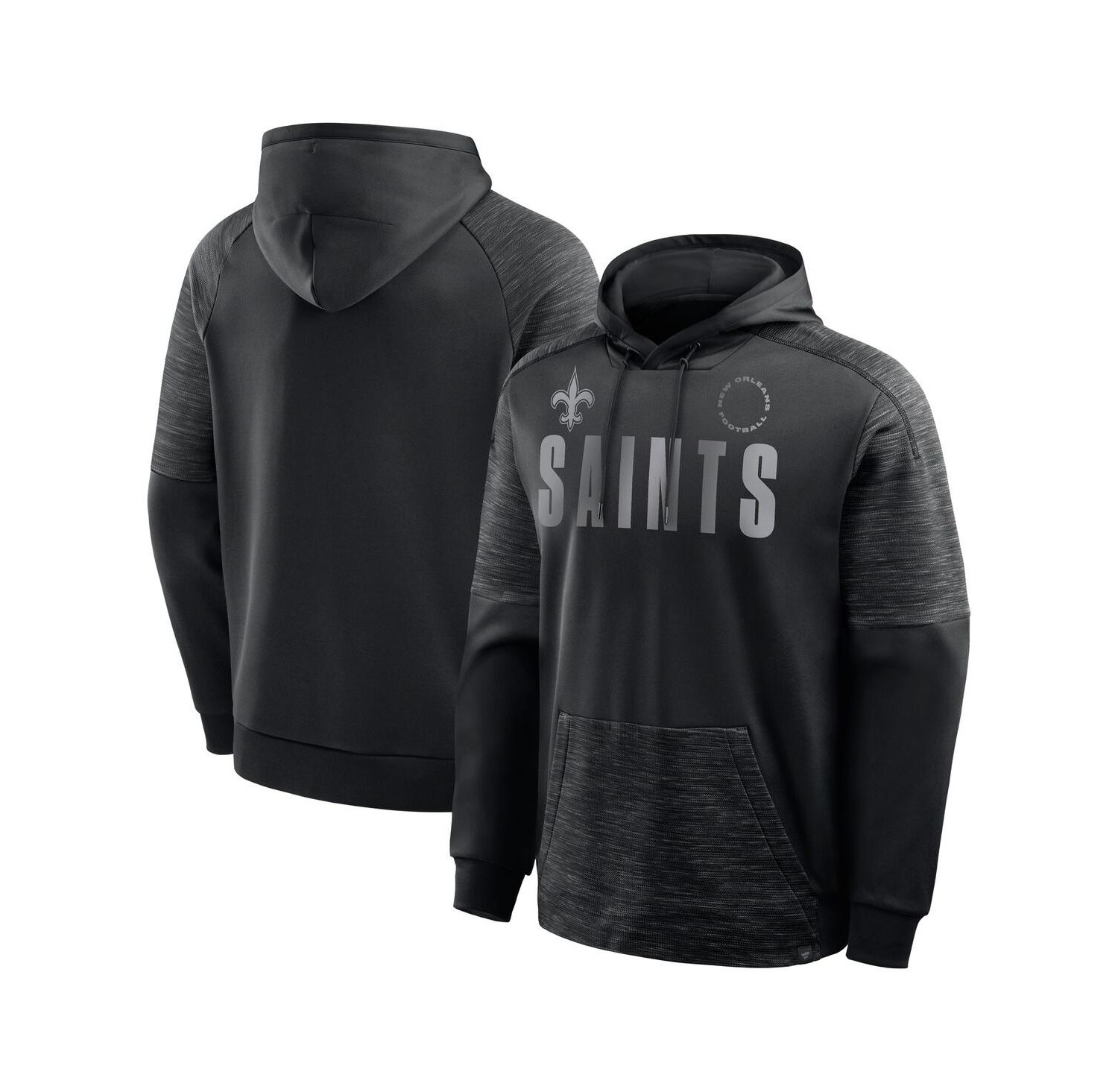 Men's Black New Orleans Saints Chip Shot Pullover Hoodie