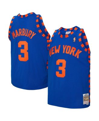 Men's Stephon Marbury Blue New York Knicks 2005/06 Hardwood Classics Swingman Jersey