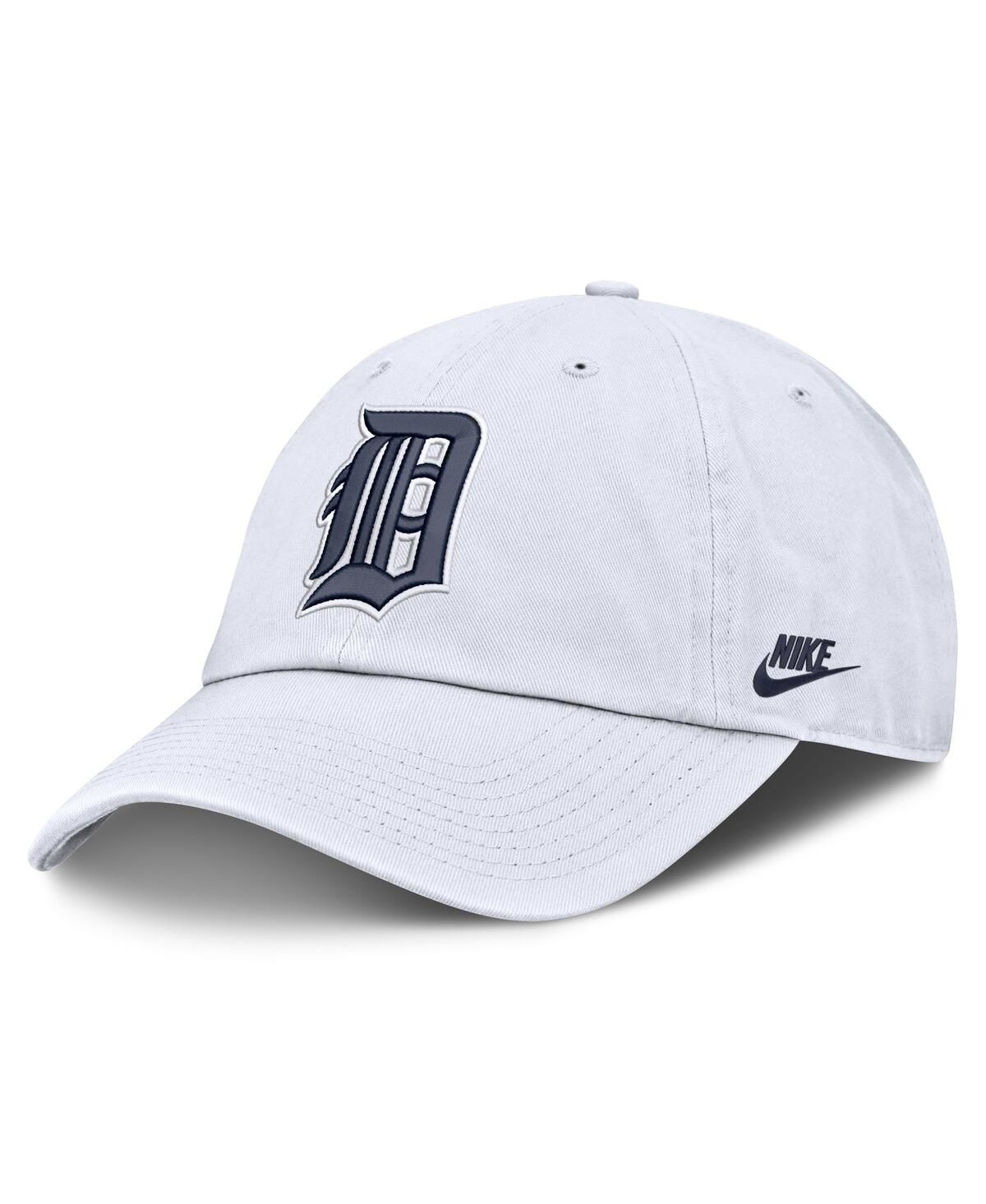 Мужская белая шляпа Detroit Tigers Cooperstown Collection Club с регулируемой головкой