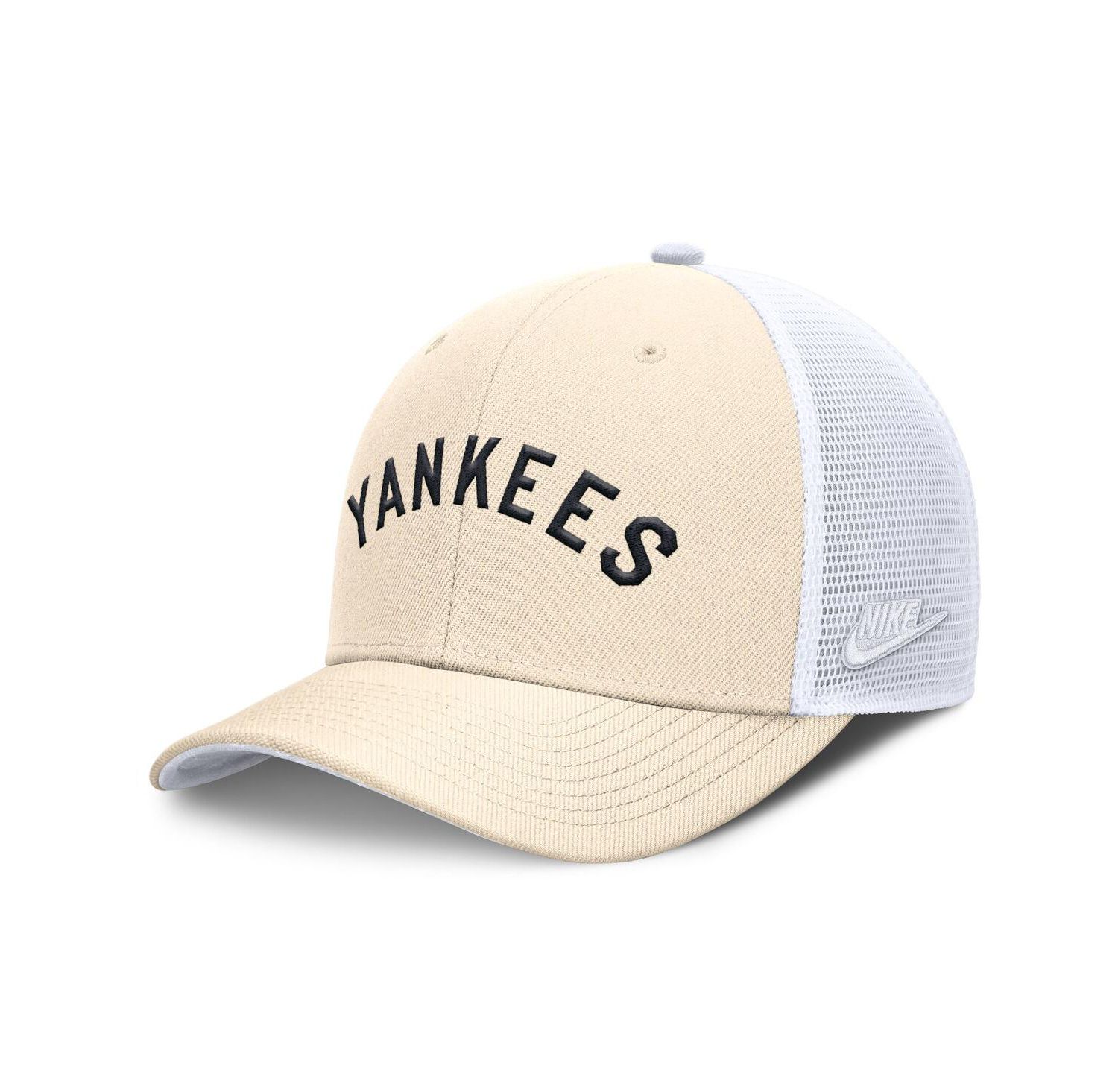 Men's Natural New York Yankees Cooperstown Collection Dri-FIT Rise Trucker Adjustable Hat