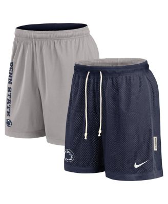 Nike - Men's Navy/Gray Penn State Nittany Lions Courtside Standard Issue Dri-FIT Reversible Shorts