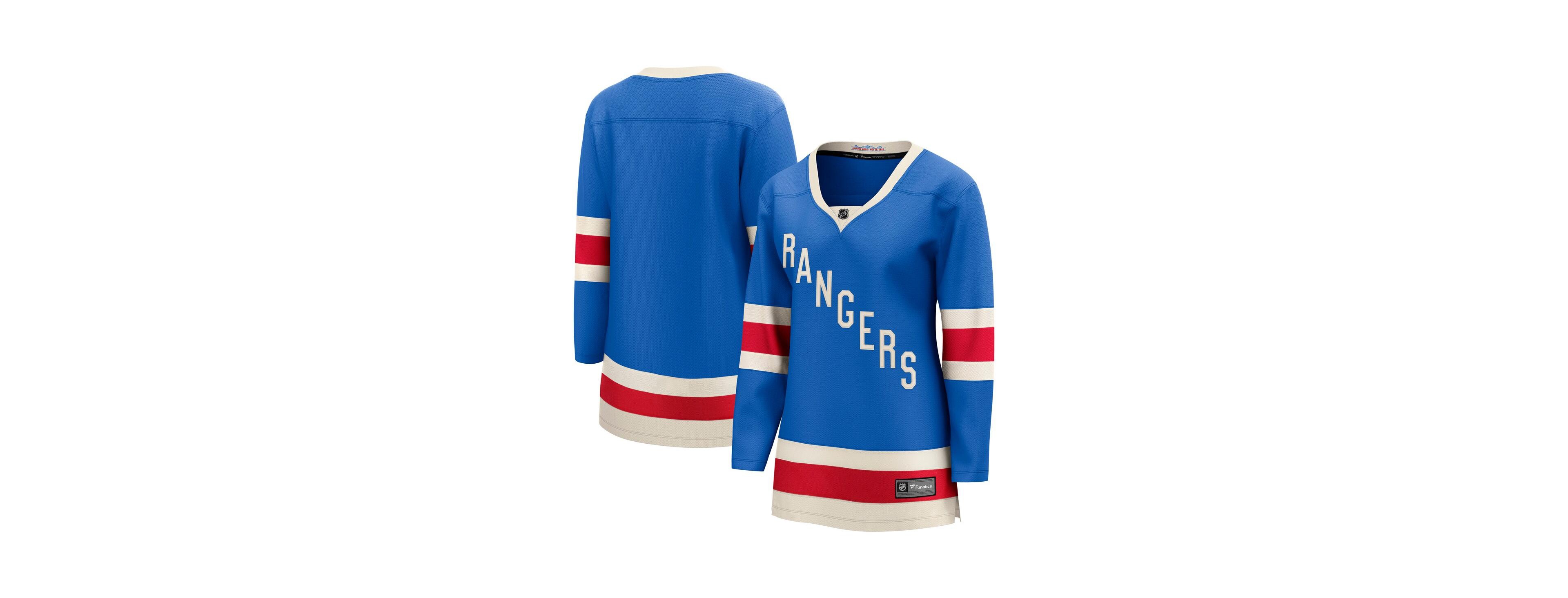 Fanatics Women's Blue New York Rangers Centennial Breakaway Jersey